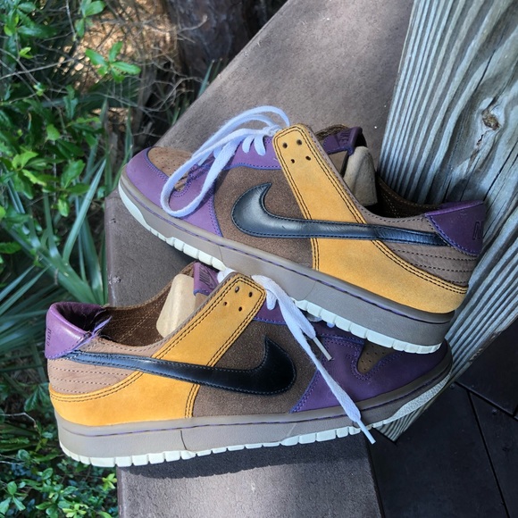 Vintage Nike SB Low Top Shoes Sneakers Rare Multi Color - Picture 4 of 10